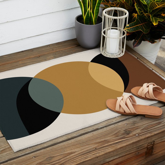 Geometric Harmony III Outdoor Rug Gallery Image 2