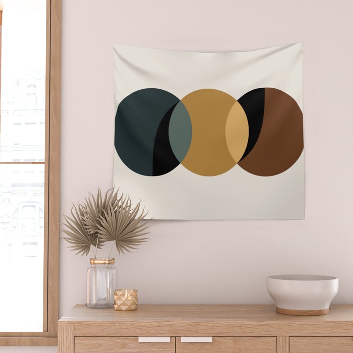 Geometric Harmony III Wall Tapestry Gallery Image 2