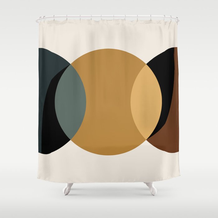 Geometric Harmony III Shower Curtain Gallery Image 1
