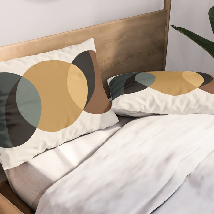 Geometric Harmony III Pillow Sham Gallery Image 2