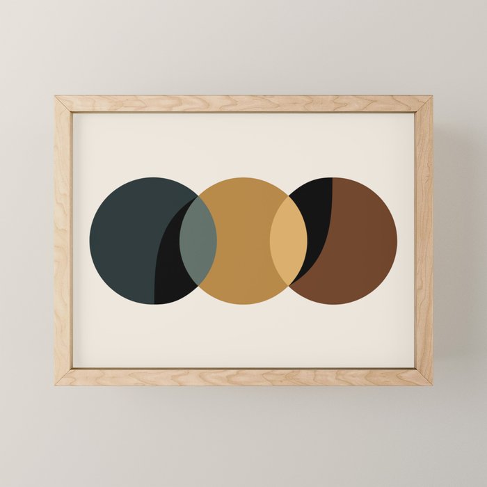 Geometric Harmony III Mini Art Print Gallery Image 1