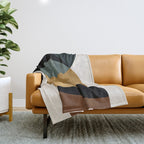 Geometric Harmony III Throw Blanket Gallery Image 1