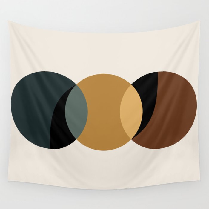 Geometric Harmony III Wall Tapestry Gallery Image 1