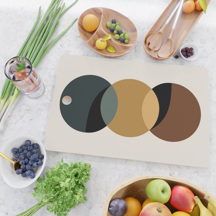 Geometric Harmony III Cutting Board Gallery Image 2