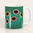Colorful Abstract Sunflowers Coffee Mug Gallery Image 1