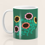 Colorful Abstract Sunflowers Coffee Mug Gallery Image 3