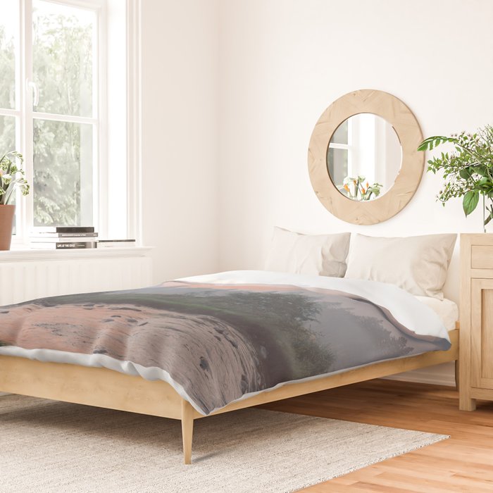 Yosemite Valley Sunrise Pretty Pink Duvet Cover Gallery Image 2