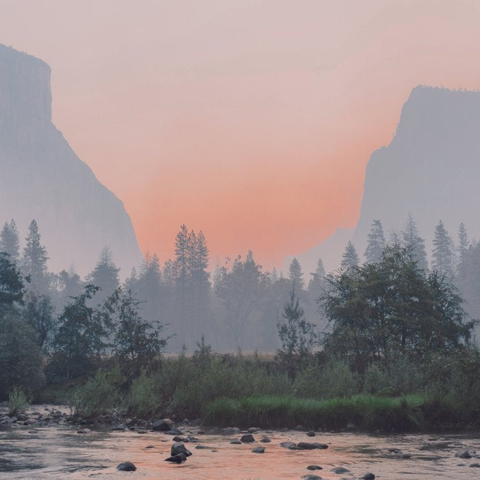 Yosemite Valley Sunrise Pretty Pink Coffee Mug Gallery Image 2