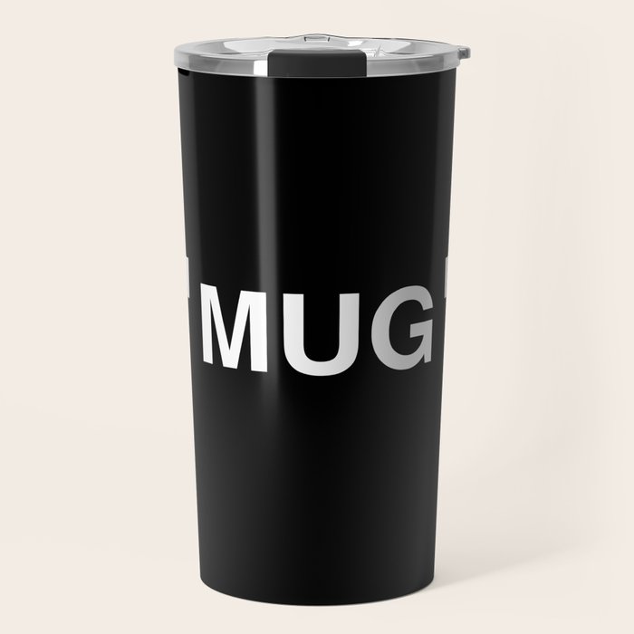 " Art " (Negative) Travel Mug Gallery Image 1