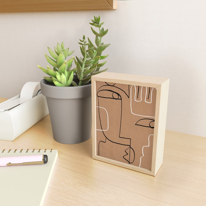 Abstract line art 40 Mini Art Print Gallery Image 2