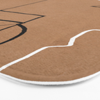 Abstract line art 40 Bath Mat Gallery Image 3