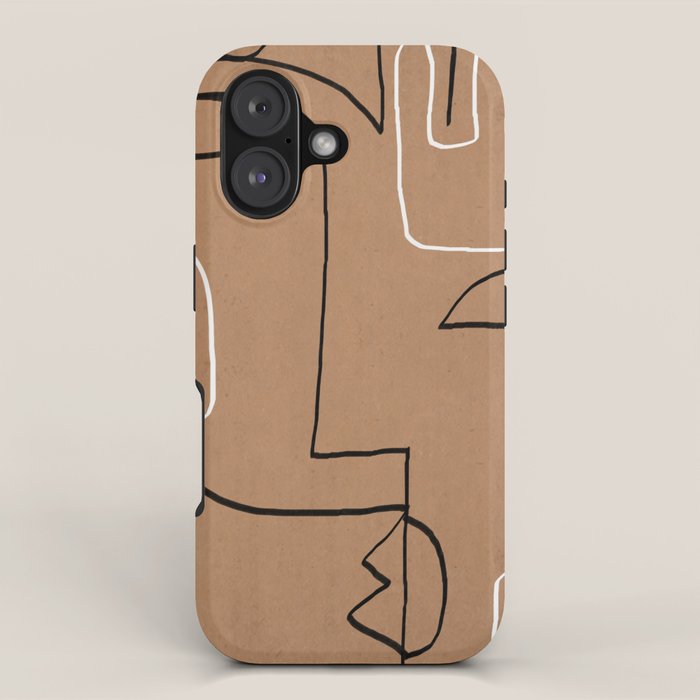 Abstract line art 40 iPhone Case Gallery Image 1