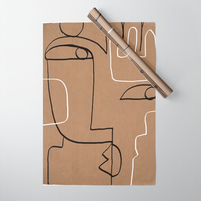 Abstract line art 40 Wrapping Paper Gallery Image 1