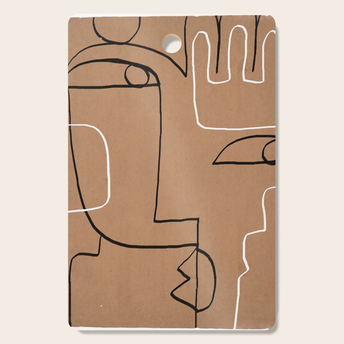 Abstract line art 40 Cutting Board Gallery Image 1