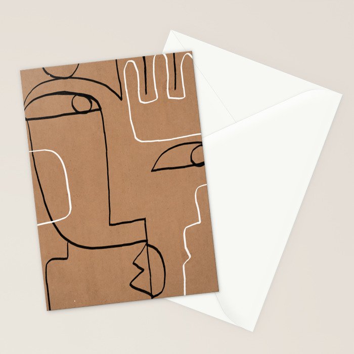 Abstract line art 40 Stationery Card Gallery Image 2