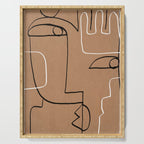 Abstract line art 40 Serving Tray Gallery Image 1