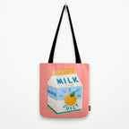 Orange Milk Tote Bag Gallery Image 2