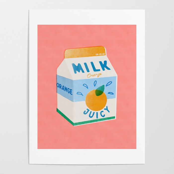 Orange Milk Poster Gallery Image 4