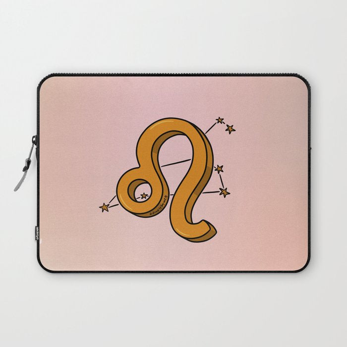 Leo Symbol Laptop Sleeve Gallery Image 1
