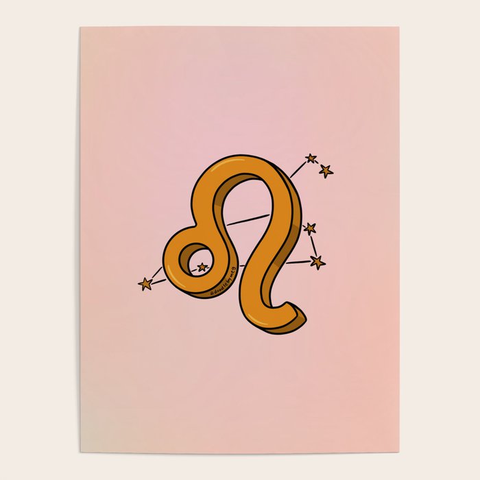 Leo Symbol Poster Gallery Image 4
