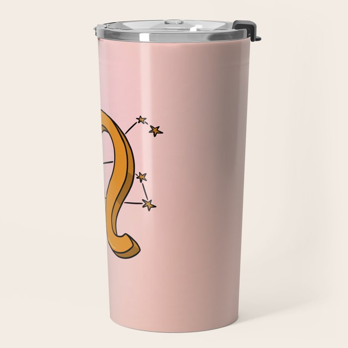 Leo Symbol Travel Mug Gallery Image 2