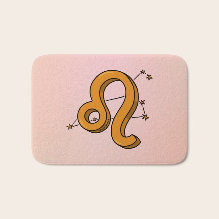 Leo Symbol Bath Mat Gallery Image 1