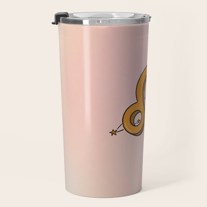 Leo Symbol Travel Mug Gallery Image 3