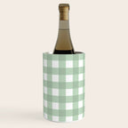 Sage Green Gingham  Wine Chiller Gallery Image 3