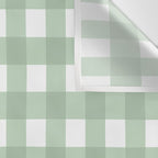 Sage Green Gingham  Wall Tapestry Gallery Image 3