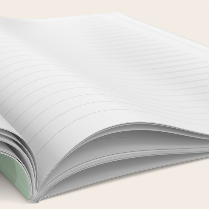 Sage Green Gingham  Notebook Gallery Image 2