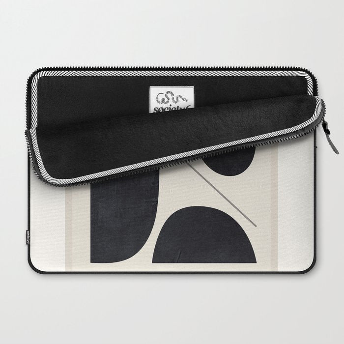 Modern Abstract Minimal Shapes 221 Laptop Sleeve Gallery Image 2