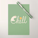 Cat Landscape 85: Chill Wrapping Paper Gallery Image 1