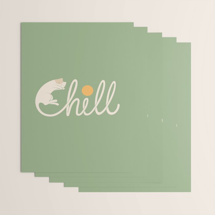Cat Landscape 85: Chill Wrapping Paper Gallery Image 3