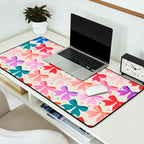 Vibrant Bow Pattern  A Playful and Colorful Design Desk Mat Gallery Image 2