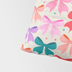 Vibrant Bow Pattern  A Playful and Colorful Design Pillow Sham Gallery Image 4