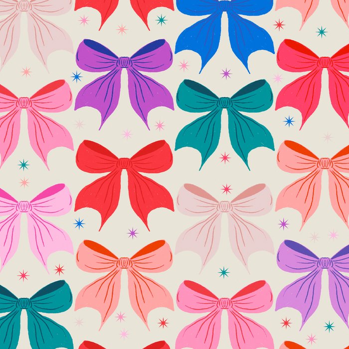 Vibrant Bow Pattern  A Playful and Colorful Design Coffee Mug Gallery Image 2