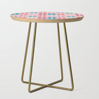 Vibrant Bow Pattern  A Playful and Colorful Design Side Table Gallery Image 1