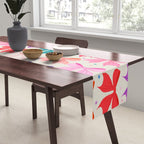 Vibrant Bow Pattern  A Playful and Colorful Design Table Runner Gallery Image 2