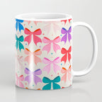 Vibrant Bow Pattern  A Playful and Colorful Design Coffee Mug Gallery Image 1