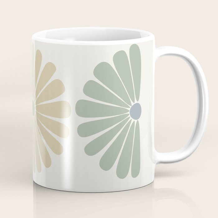 Retro Summer Daisies II Coffee Mug Gallery Image 1