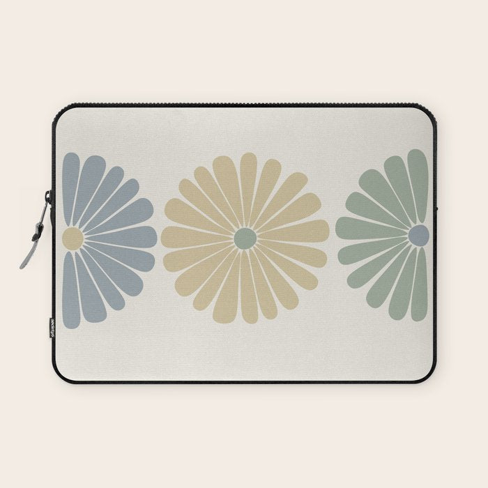 Retro Summer Daisies II Laptop Sleeve Gallery Image 1