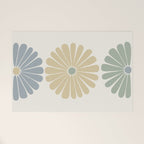 Retro Summer Daisies II Welcome Mat Gallery Image 1