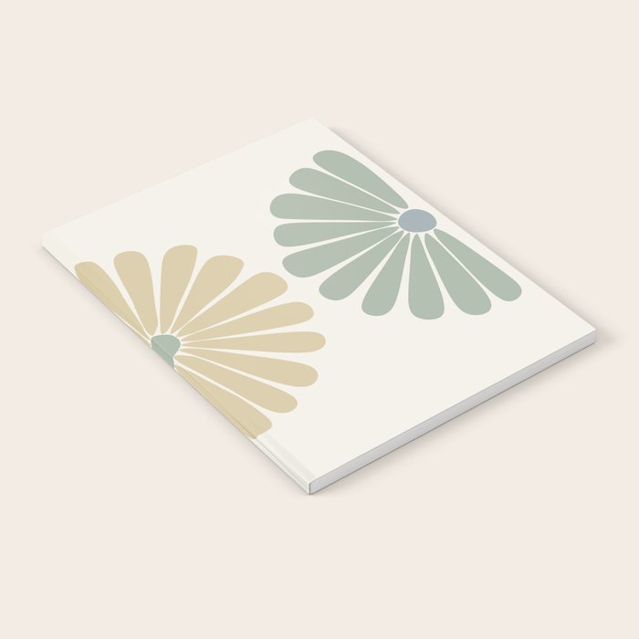 Retro Summer Daisies II Notebook Gallery Image 2