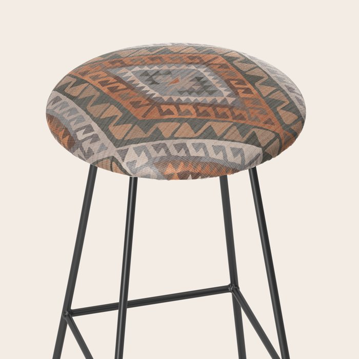 Kilim - earthy Stool Gallery Image 2