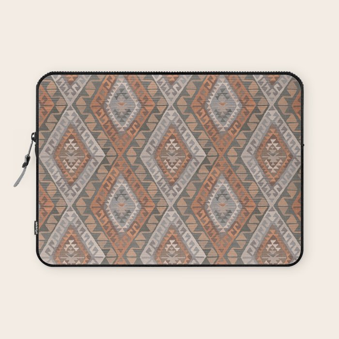 Kilim - earthy Laptop Sleeve Gallery Image 1