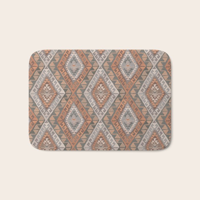 Kilim - earthy Bath Mat Gallery Image 1