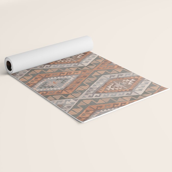 Kilim - earthy Yoga Mat Gallery Image 2