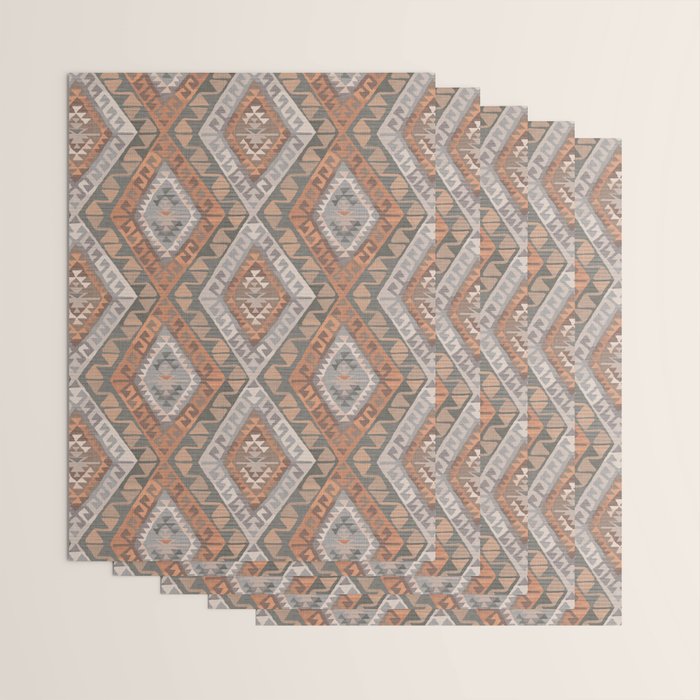 Kilim - earthy Wrapping Paper Gallery Image 3