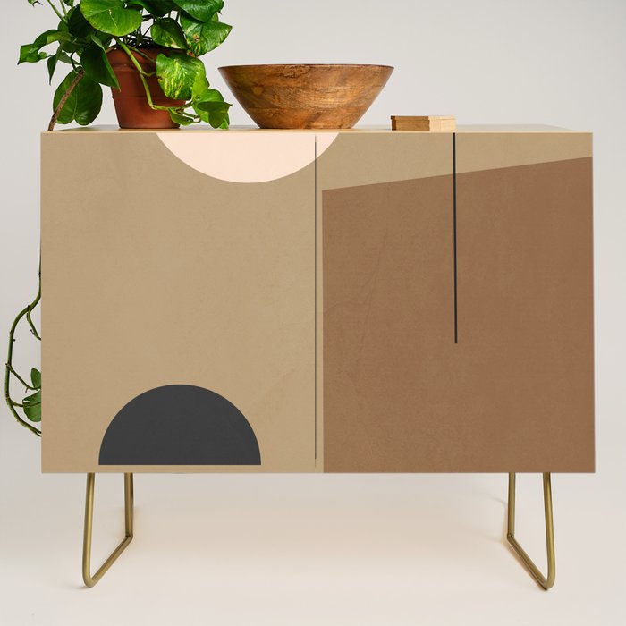Minimal Geometric 34 Credenza Gallery Image 1