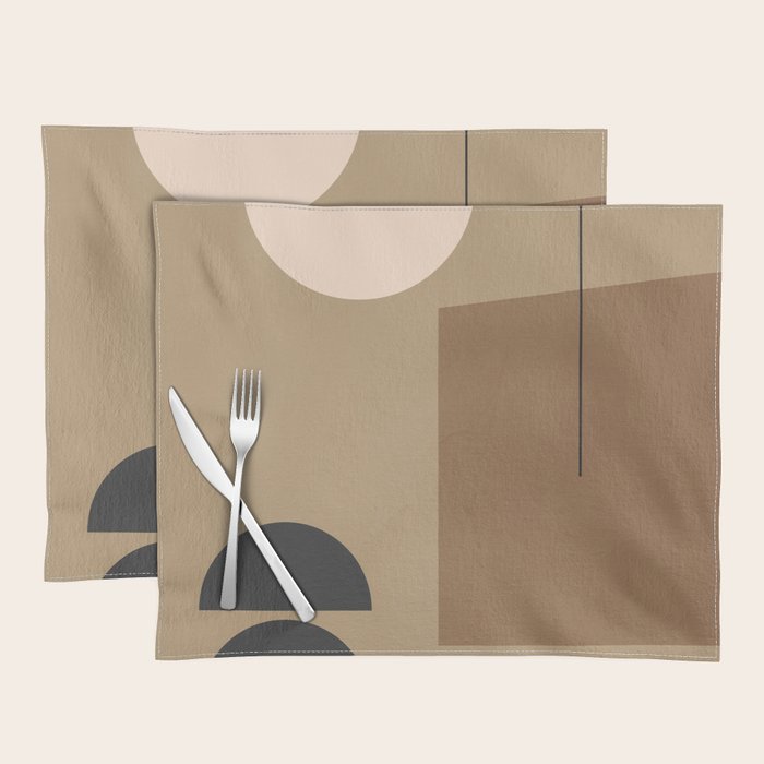 Minimal Geometric 34 Placemat Gallery Image 1